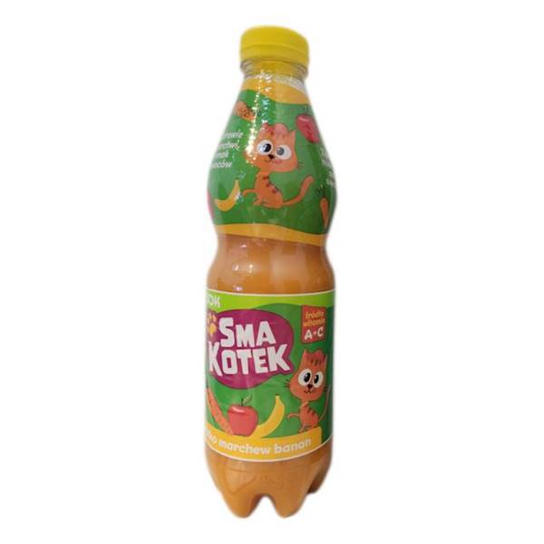 Fortuna sok owocowo-warzywny bez dodatku cukru Smakotek Marchew, Jabłko, Banan 0,9l
