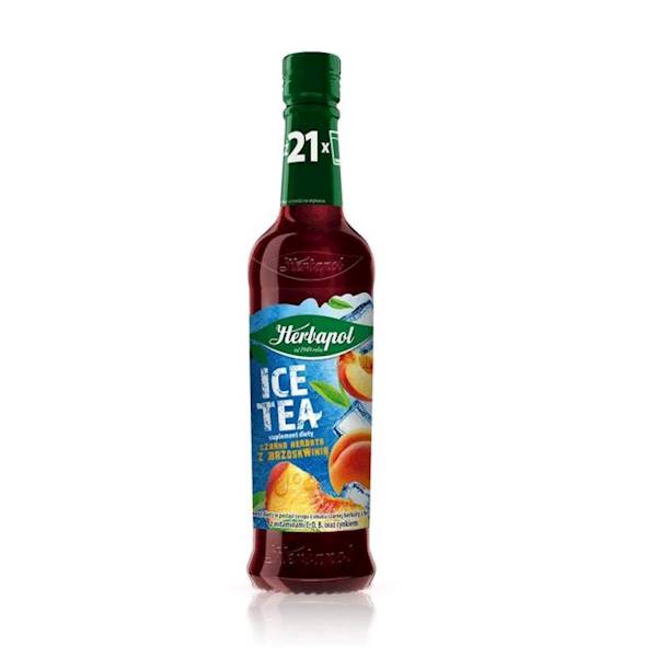 Herbapol syrop Ice Tea Czarna Herbata z brzoskwinią 420ml
