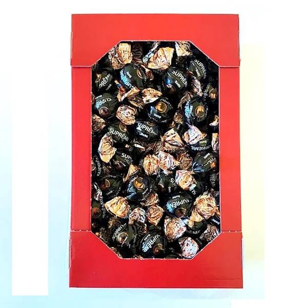 Łuczniczka cukierki czekoladowe z nadzieniem kakaowym Supreme Dark 1kg