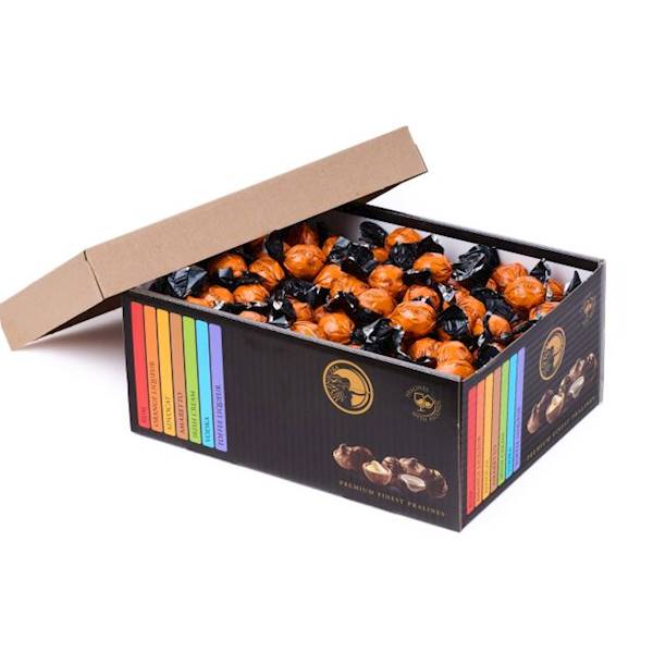 Łuczniczka cukierki truflowo-rumowe Premium Orange Liqueur Pralines 2,25kg