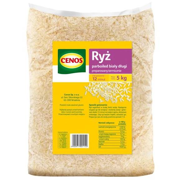 Cenos Ryż Parboiled 5kg