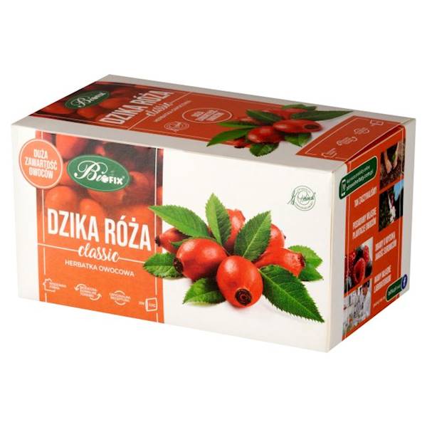 Bifix herbata ekspresowa owocowa dzika róża 20tb