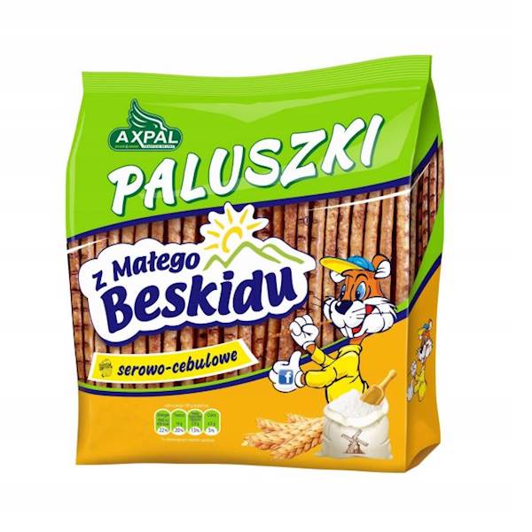 Axpal paluszki z Małego Beskidu O Smaku Serowo - Cebulowym 200g