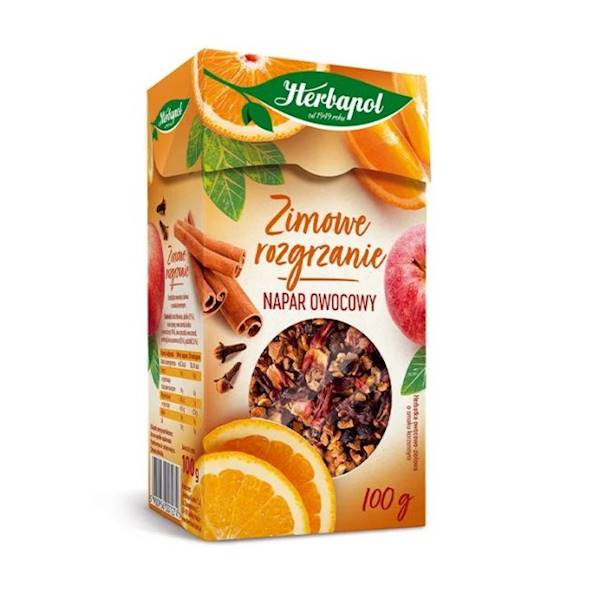 Herbapol herbata napar owocowy Zimowe rozgrzanie 100g