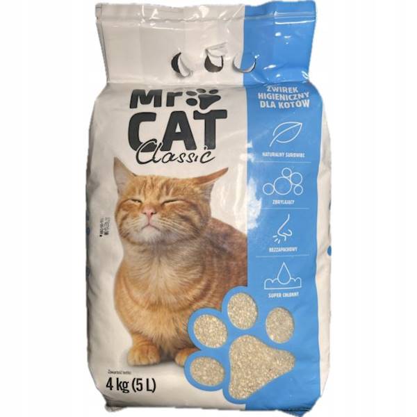 Żwirek dla kota MR Cat bentonitowy 5L 