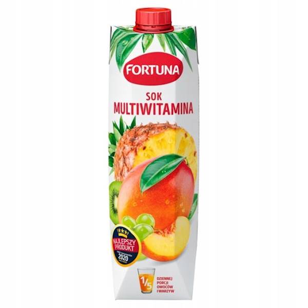 Polmlek sok owocowy bez dodatku cukru Fortuna Multiwitamina 1l
