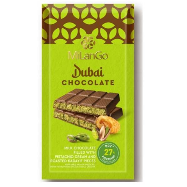 Solen Czekolada Dubajska Milango 122g