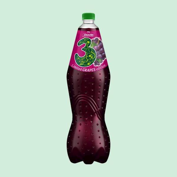 Zbyszko napój gazowany 3 Winogrona 1,75l