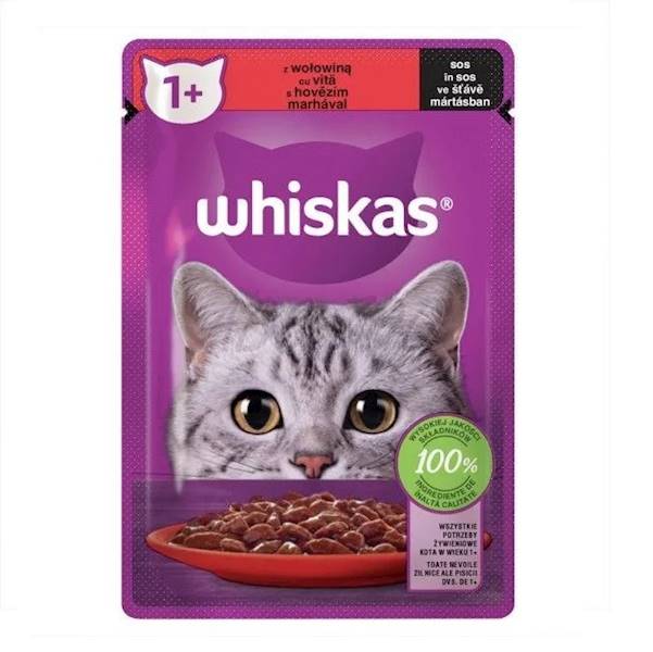 Mars Petcare karma mokra dla dorosłych kotów Whiskas Drobiowe 85g