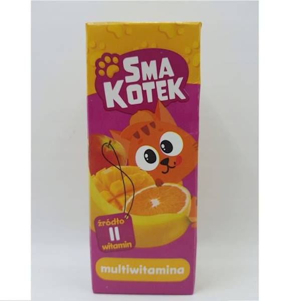 Napój  Smakotek multiwitamina 0,2L kartoni*27szt