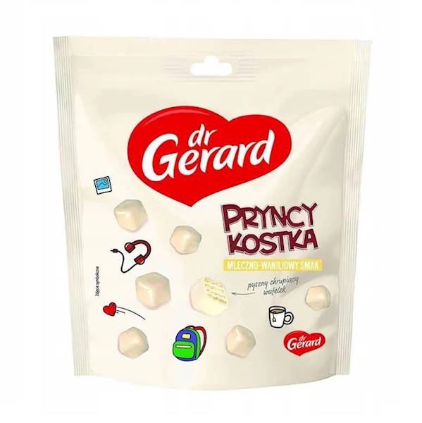 Dr Gerard wafle Pryncy Kostka mleczno-waniliowa 110g