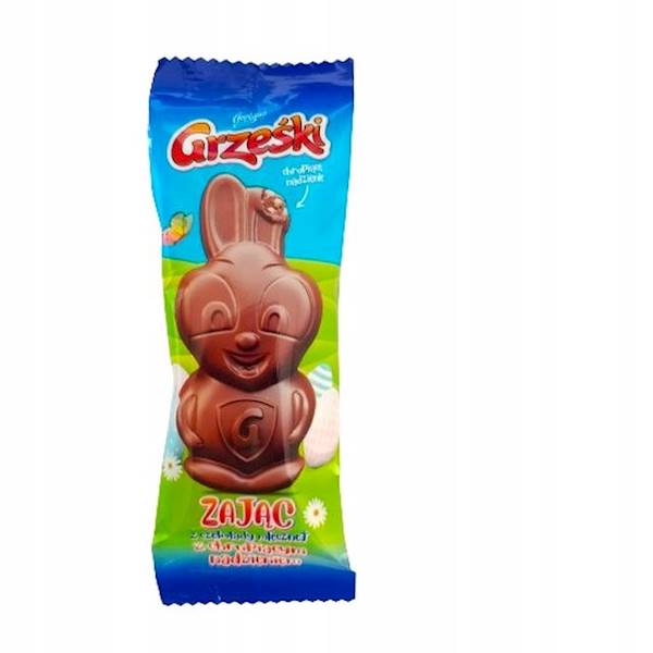 Colian figurka z czekoladki mlecznej z chrupiącym nadzieniem Grześki Zając 30g