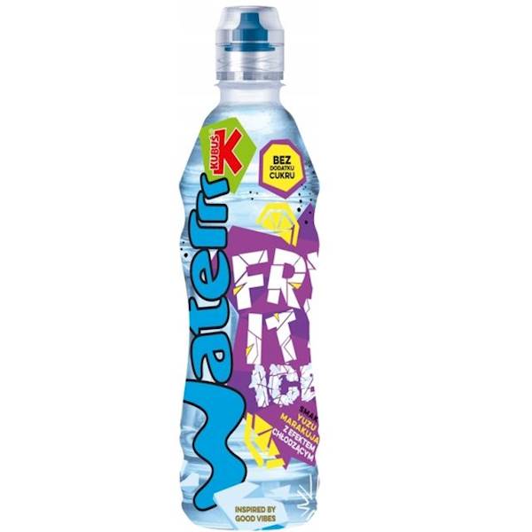 Maspex woda niegazowana Kubuś Waterrr Fruity Ice o Smaku Yuzu I Marakui 500ml