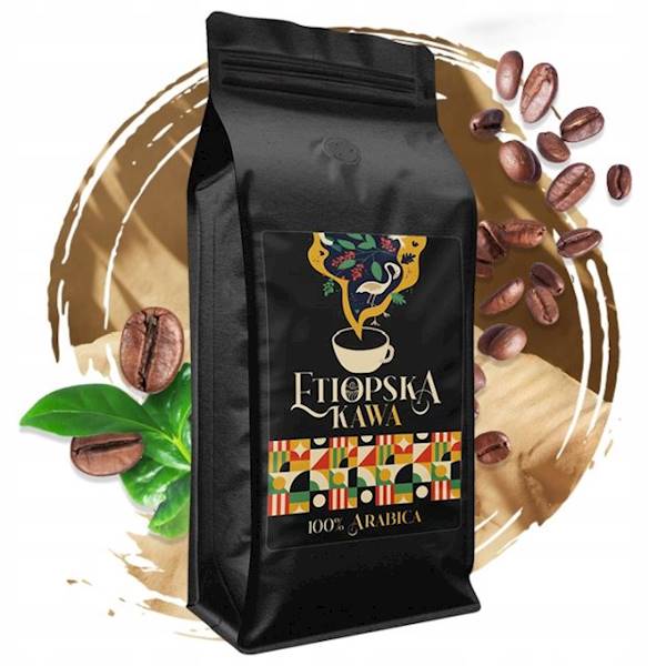 Tommy Cafe Kawa ziarniasta Etiopia 100% Arabica 1kg
