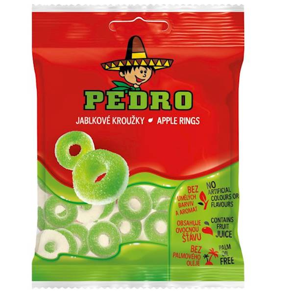 Pedro Żelki Apple Rings 80g