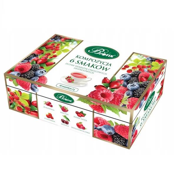 Herbata exp. BIFIX Kompozycja 6 smaków owocowa(30)