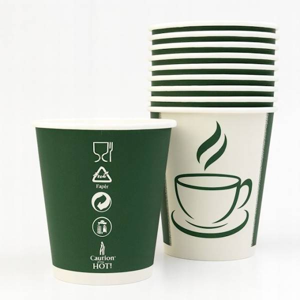 Love Nature Kubek papierowy z nadrukiem 250ml 50 sztuk