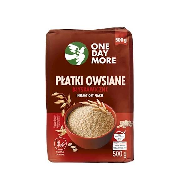 Melvit Płatki owsiane błyskawiczne One Day More 500g