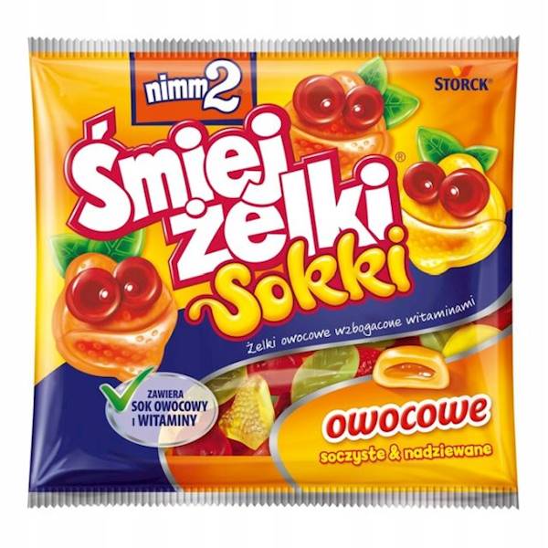 Storck Śmiejżelki Sokki owocowe 90g