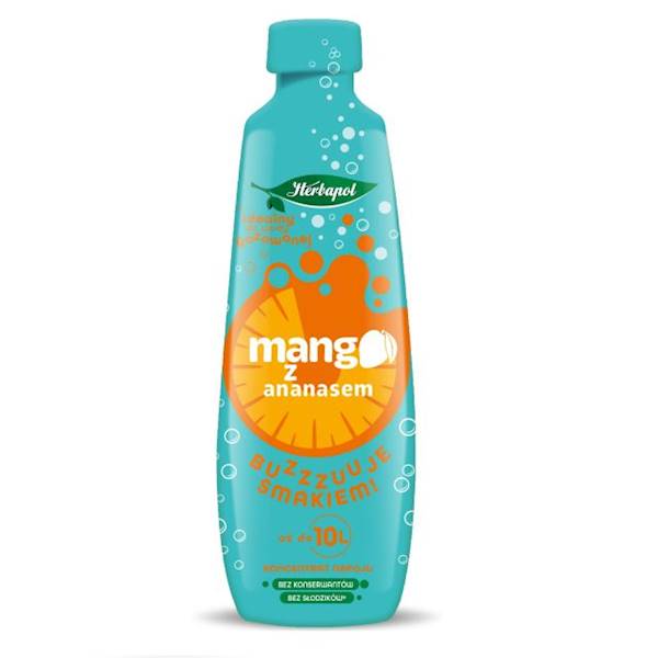 Herbapol Koncentrat napoju do 10L mango z ananasem 405ml