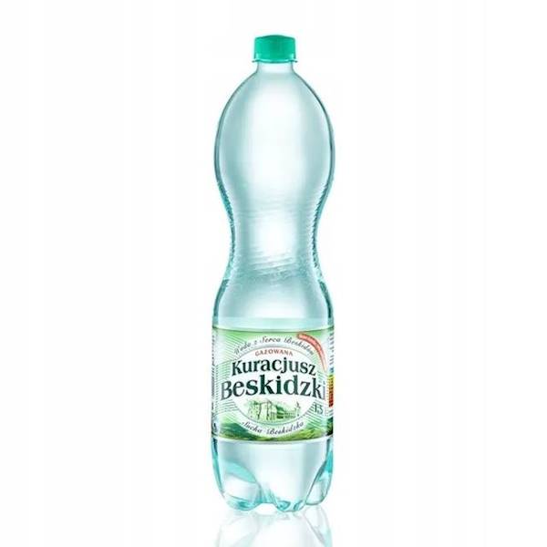 Kuracjusz woda źródlana gazowana Kuracjusz Beskidzki 1,5L