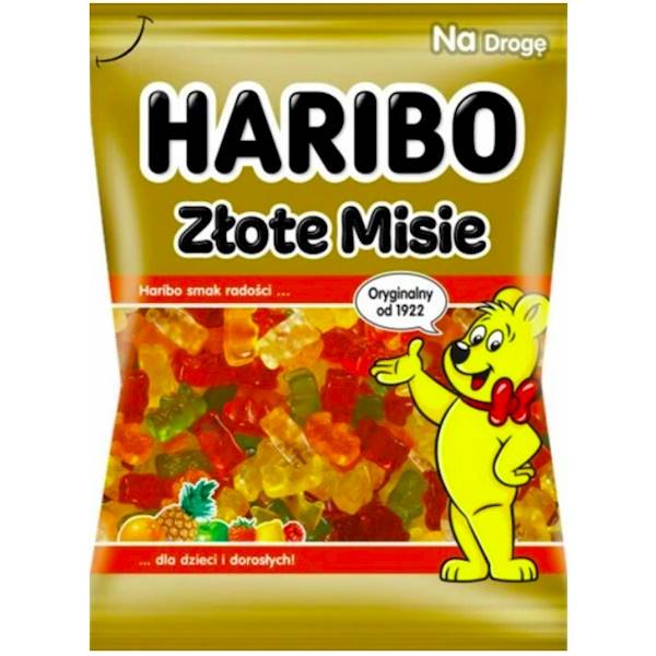 Haribo żelki owocowe Złote Misie 100g