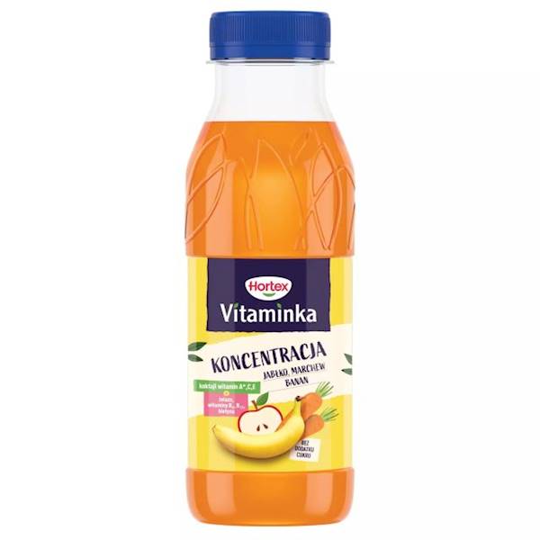 Hortex Soczek Vitaminka jabłko marchew i banan 300ml