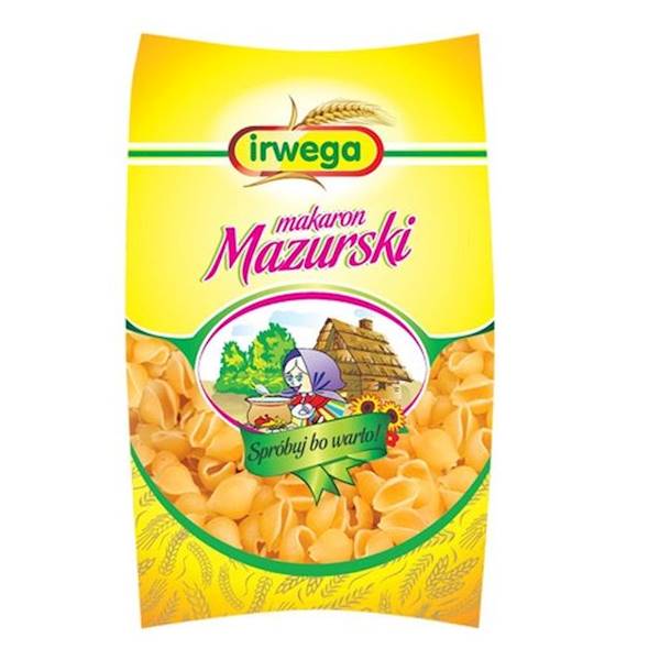 Irwega Makaron muszelka 400g