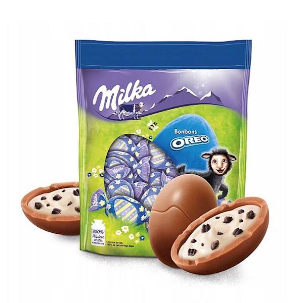 Wielk cukierki MILKA Cream milk 86g*26szt.