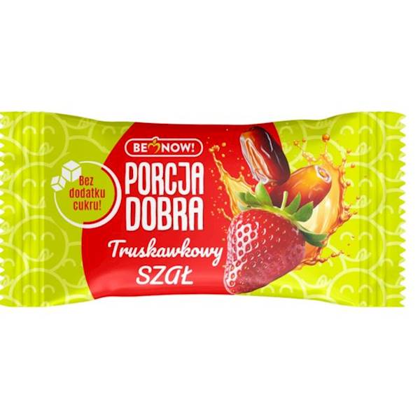 Porcja Dobra Kwadracik daktylowo-truskawkowy 20g