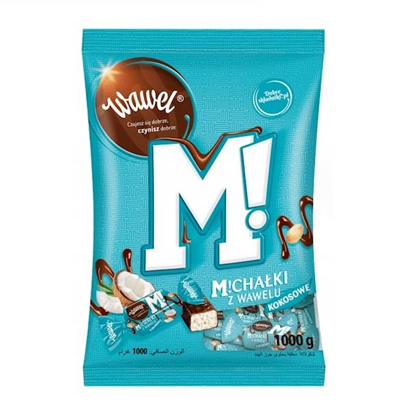 Wawel cukierki Michałki z Wawelu Kokosowe 1kg