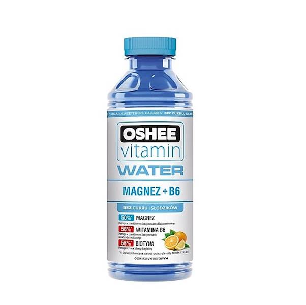 Napój wit. KAUCJA OSHEE 0,555LWater Magnez+B6*6szt