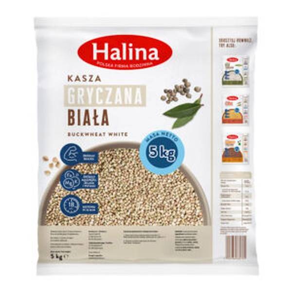 Sawex Kasza gryczana biała Halina 5kg ( Cena za 1kg)