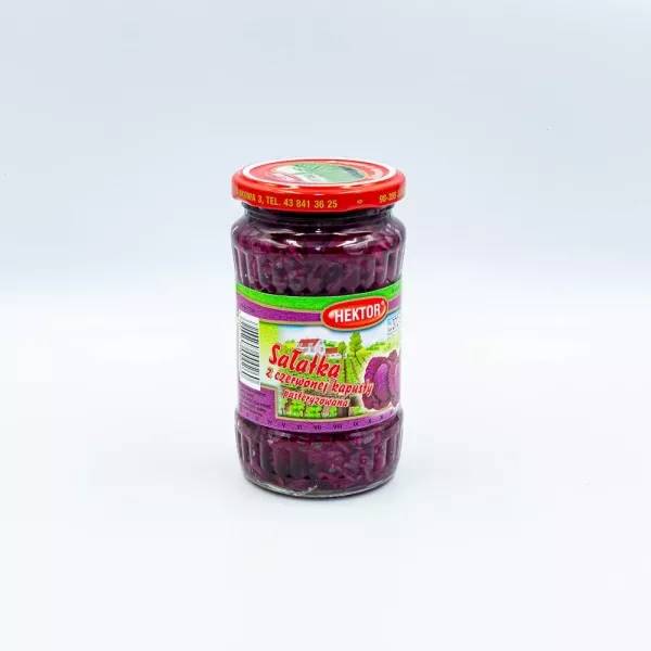 Przetwory S HEKTOR Sałatka z czerw. kapusty 370ml
