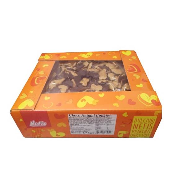 Ciastka NEFIS 1,7kg Zwierzaki Choco