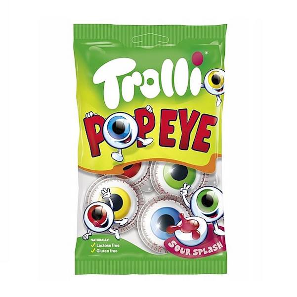 Żelki TROLLI Oczy 75g