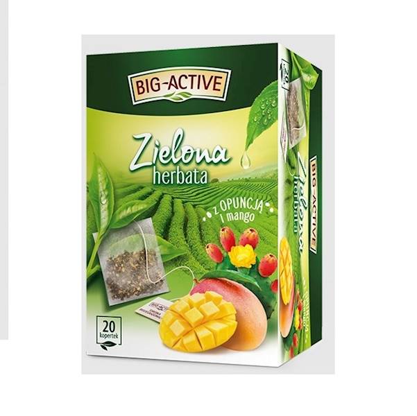 Herbata exp. BIG ACTIVE ziel opun/mang (20)*10szt.