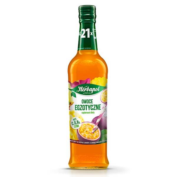 Herbapol syrop Owoce egzotyczne 420ml