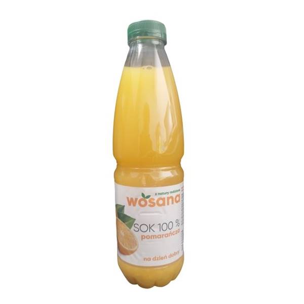 Wosana Sok 100% pomarańczowy 1L