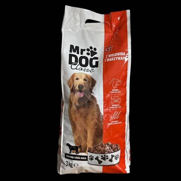 Mr Dog Karma dla psa wołowina z warzywami 3kg