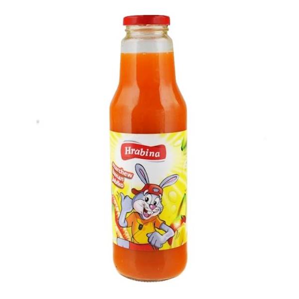 Hrabina Sok marchewkowy z bananem i jabłkiem 750ml