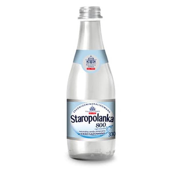 Staropolonka Woda lekko gazowana 330ml w szklanej butelce