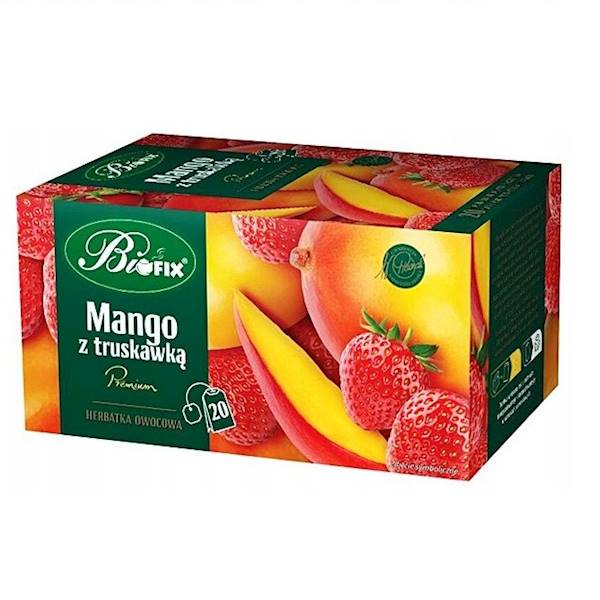 Bifix herbata ekspresowa owocowa mango z truskawką 20tb
