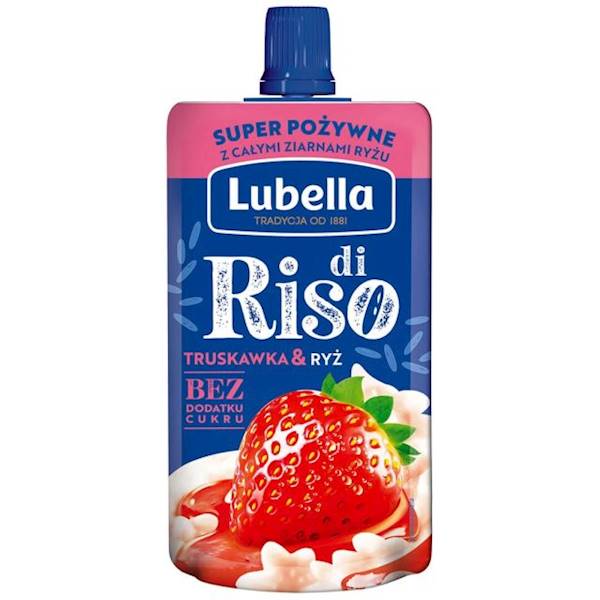 Mus LUBELLA 100g Riso z truskawką 100g*12szt
