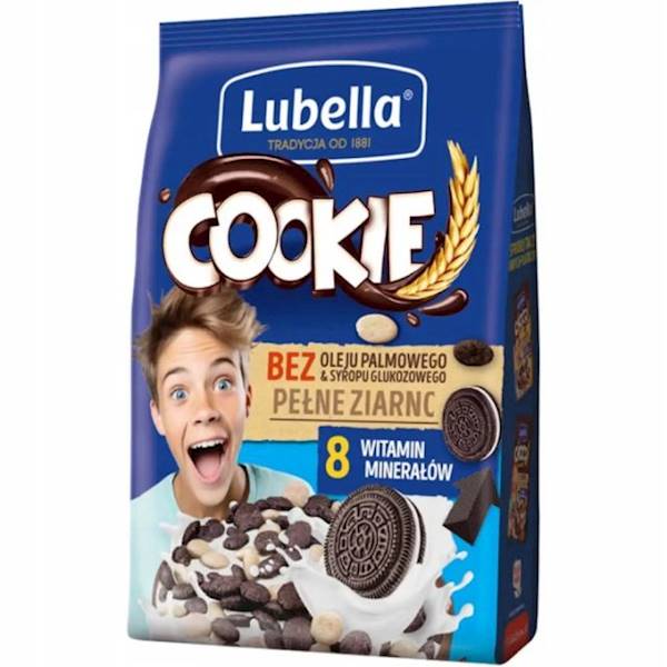 Maspex płatki śniadaniowe zbożowe Lubella Cookie 200g