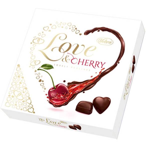 Vobro bombonierka Love Cherry 198g