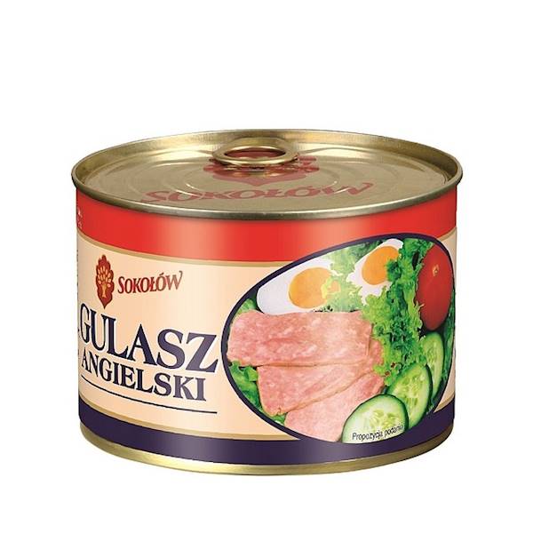 Konserwa SOKOŁÓW Gulasz ang. puszka 300g*6szt