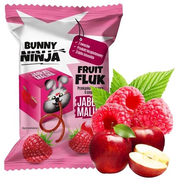 Kostka BUNNY NINJA  jabłko/ malina 15g