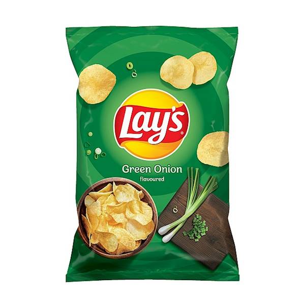 Chipsy LAYS 130g zielona cebulka*21szt.