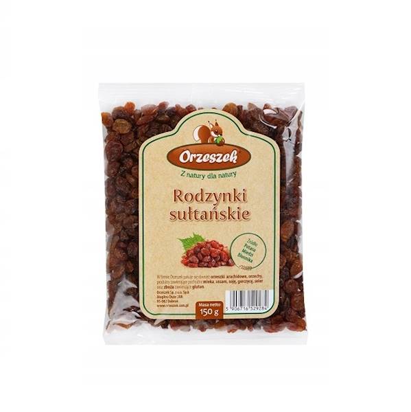 Bakalie ORZESZEK Rodzynki sułtańskie 150g*16szt.